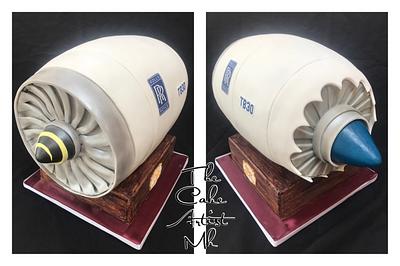 Rolls Royce jet engine  - Cake by The Cake Artist Mk 