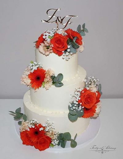 wedding cake - Cake by Adriana12