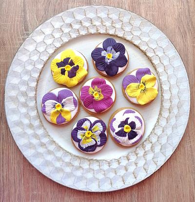Violet cookies - Cake by Ralitza Hristova