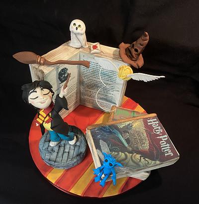 Harry Potter-Magical Cake Collaboration - Cake by Cristina Arévalo- The Art Cake Experience