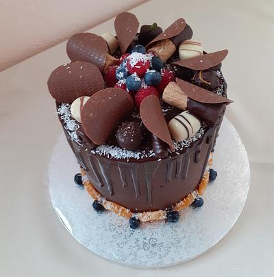 Chocolate Birthday Cake - Cake by Aliena