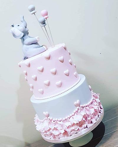 Baby Shower Cake - Cake by Su Cake Artist 