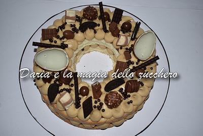 Cream tarte Kinder chocolates - Cake by Daria Albanese