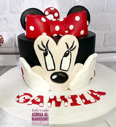 Mini mouse - Cake by AsmaaNabeel
