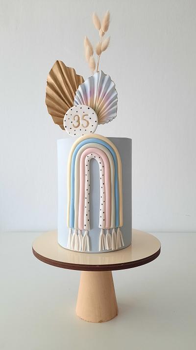 Boho Rainbow - Cake by Silvia Caballero