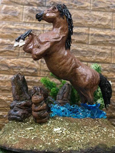 Arabian horse - Cake by Moccadelights /Mona