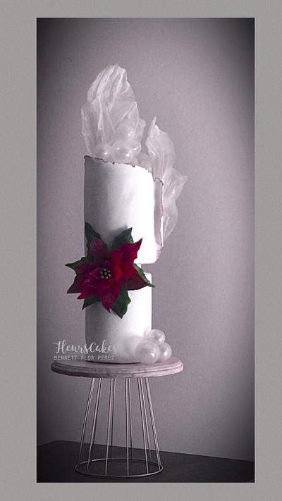 Poinsettia  - Cake by Bennett Flor Perez