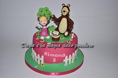 Marsha and the bear cake - Cake by Daria Albanese