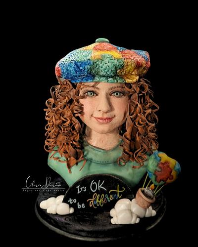 It's OK to be different  - Cake by Chris Durón from thecakeart.academy