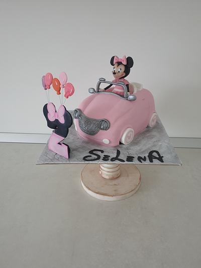 Minnie Mouse car - Cake by Torturi Mary