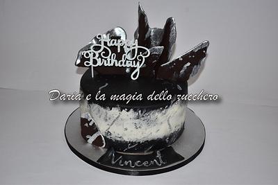 Black and silver cake - Cake by Daria Albanese
