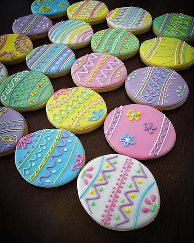 Easter Egg Cookies - Cake by Phey