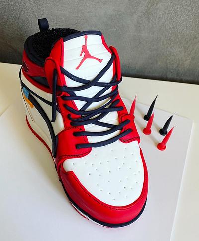 Nike shoe - Cake by Tracy Jabelles Cakes