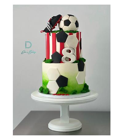 Football cake - Cake by Dominikovo Dortičkovo