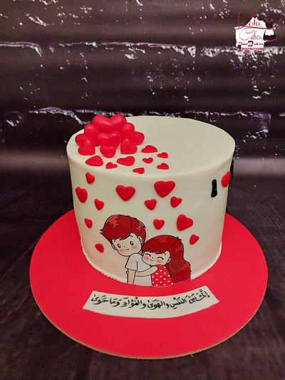 "Couples cake" - Cake by Noha Sami