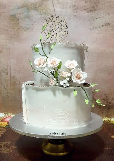 Wedding cake - Cake by SojkineTorty