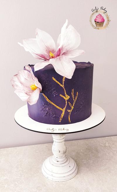 Magnolia cake - Cake by Emily's Bakery
