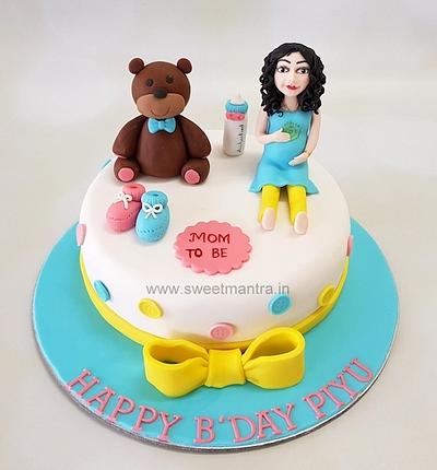 Mother to be cake - Cake by Sweet Mantra Customized cake studio Pune