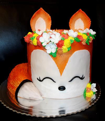 Fox - Cake by OSLAVKA