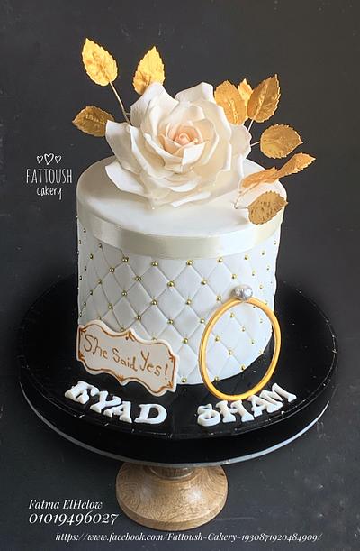 Wedding cake  - Cake by Fattoush 