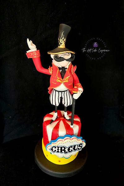 Circus Cake Collaboration- The Ringmaster - Cake by Cristina Arévalo- The Art Cake Experience