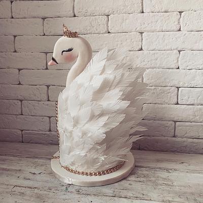 Swan cake - Cake by Martina Encheva