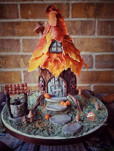 Autumn Fairy House Cake - Cake by Maria's