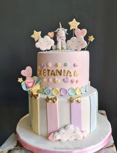 Pastel Unicorn cake - Cake by FayePramraj