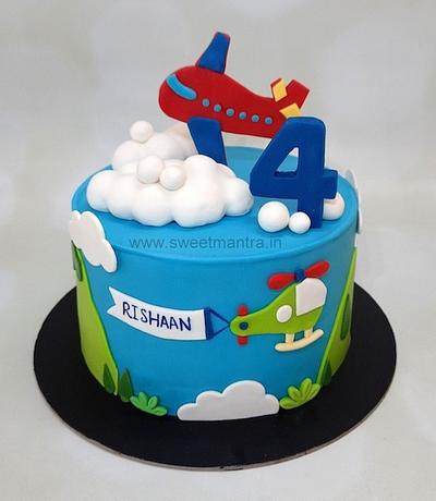 Helicopter cake - Cake by Sweet Mantra Homemade Customized Cakes Pune