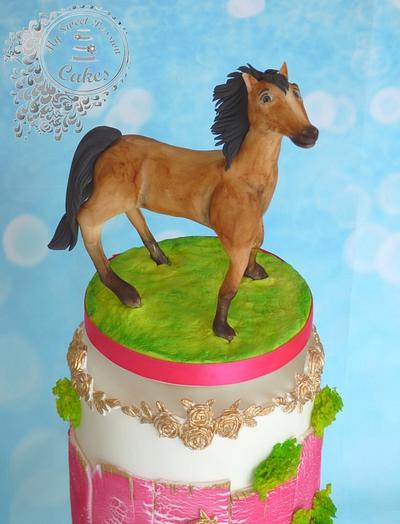 Birthday cake with horse  - Cake by Beata Khoo