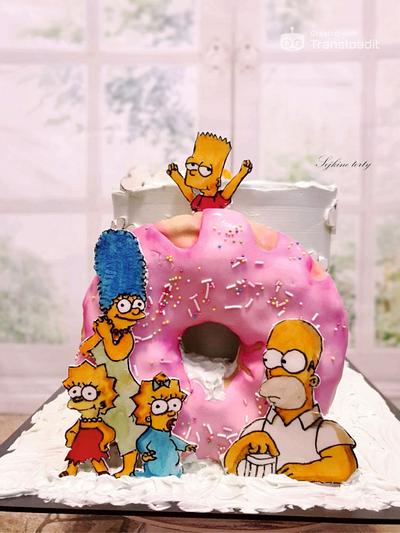 The Simpsons:) - Cake by SojkineTorty