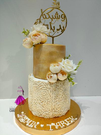 Just engaged cake by lolodeliciouscake  - Cake by Lolodeliciouscake