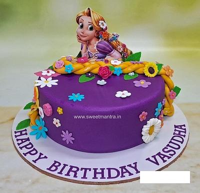 Princess Rapunzel cake - Cake by Sweet Mantra Homemade Customized Cakes Pune