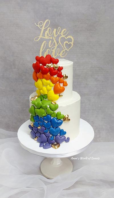 Pride Cake  - Cake by Anna's World of Sweets 