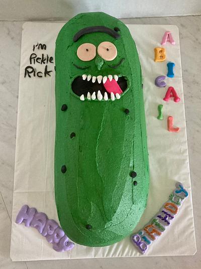 Pickle Rick - Cake by kakeladi