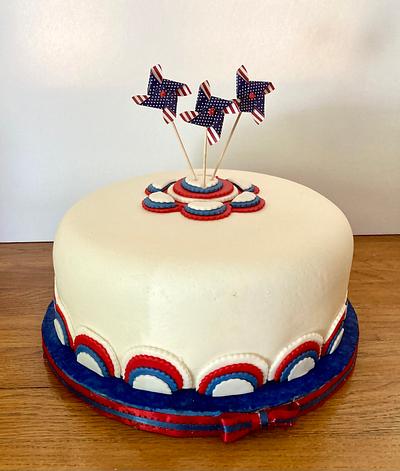 Red white and blue - Cake by Goreti