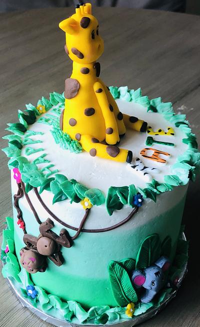 Animal birthday cake - Cake by MerMade