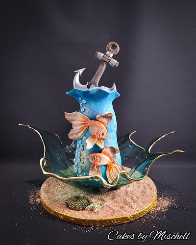 Ocean day cake collaboration  - Cake by Mischell