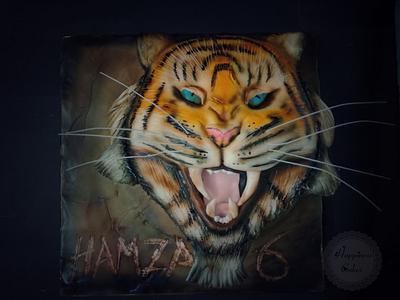 Tiger cake - Cake by Rana Eid