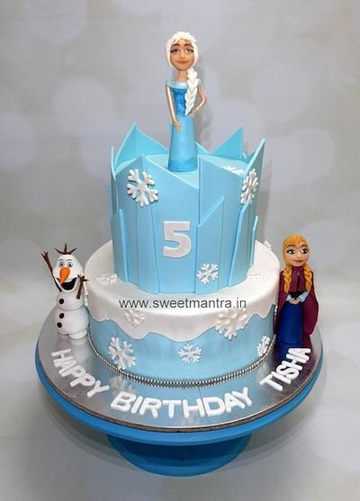 Frozen theme cake - Cake by Sweet Mantra Homemade Customized Cakes Pune
