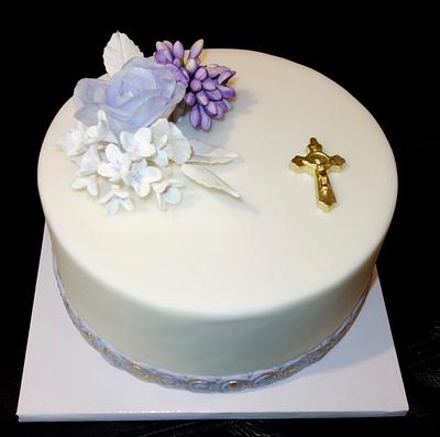 twin cakes for the first holy communion - Cake by OSLAVKA