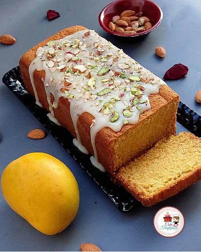 Mango almond tea cake  - Cake by Cake Temptations 