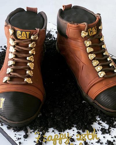 CAT safety boots - Cake by Rhona