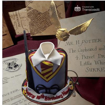 Harry Poter theme cake   - Cake by The Custom Piece of Cake