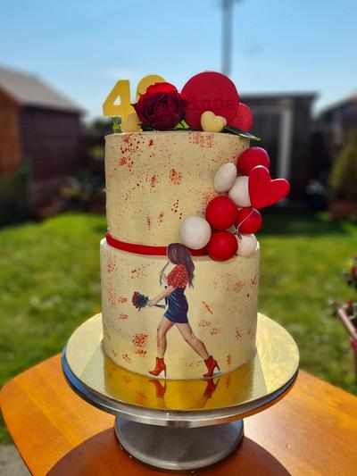 Birthday cake for woman ❤️ - Cake by Jana1010