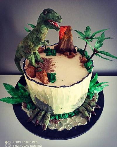 Dinosaur cake - Cake by Cakes_bytea