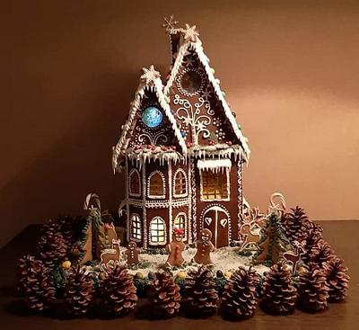 Gingerbread house!!!  - Cake by silvia ferrada colman