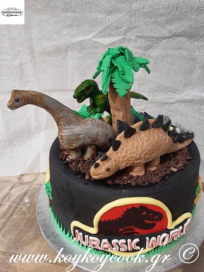 Jurassic World Cake - Cake by Rena Kostoglou