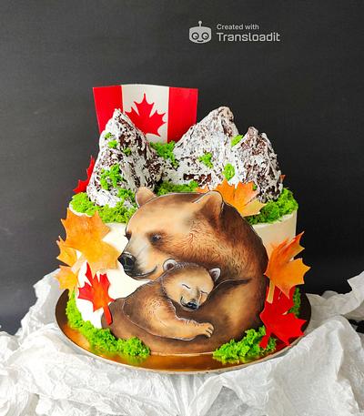 Canada cake - Cake by Mischell