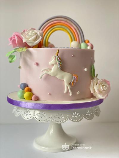 Unicorn birthday cake  - Cake by Bella's Cakes 